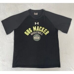 Gus Macker Basketball Under Armour Men's Large T-shirt Black Loose Fit Heat Gear